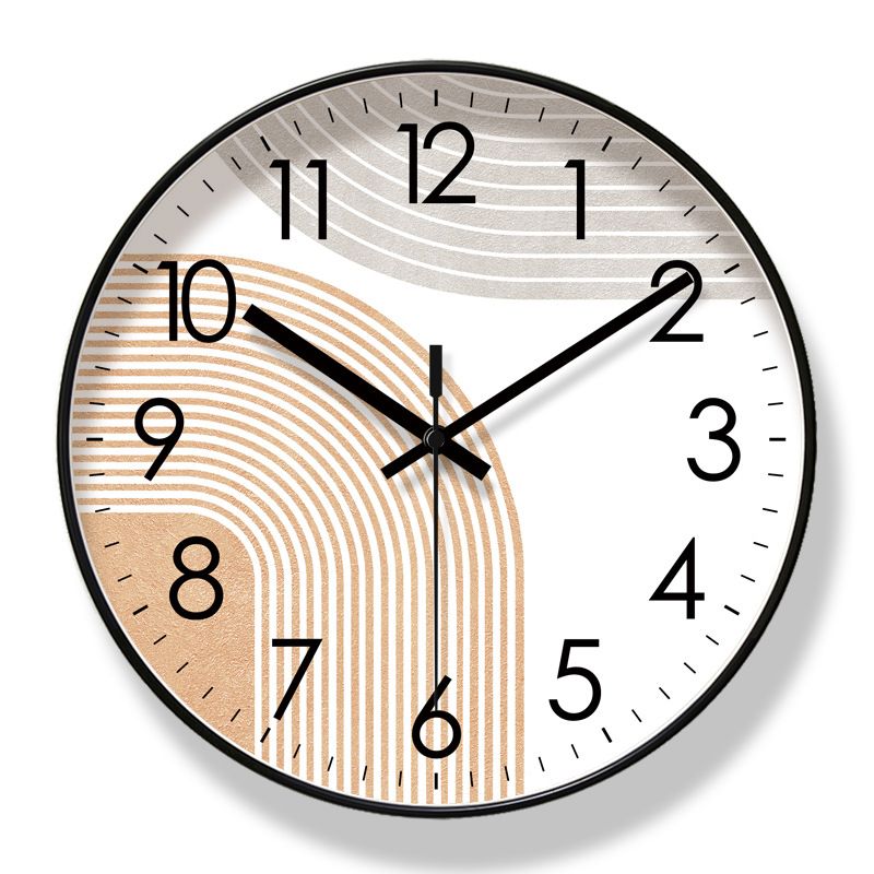 Yipula 6637 Wall Simple Home Nordic Fashion Living Room Silent Sweep Second Quartz Clock_voghion.com