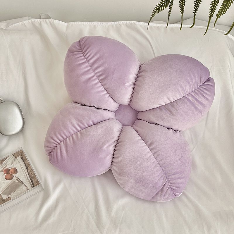 Minimalist Clover Flower Pillow - Soft Floor Cushion For Sofa/Bed/Tatami (Cozy & Stylish Home Decor)​​_voghion.com