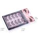 5 paia di ciglia finte sintetiche, ciglia naturali dense a striscia intera, 3D multistrato per extension ciglia, look voluminoso e soffice._voghion.com