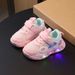 Autumn New Light-Up Sneakers Non-Slip Breathable Mesh Shoes For Toddlers And Kids With LED Flashing Lights_voghion.com