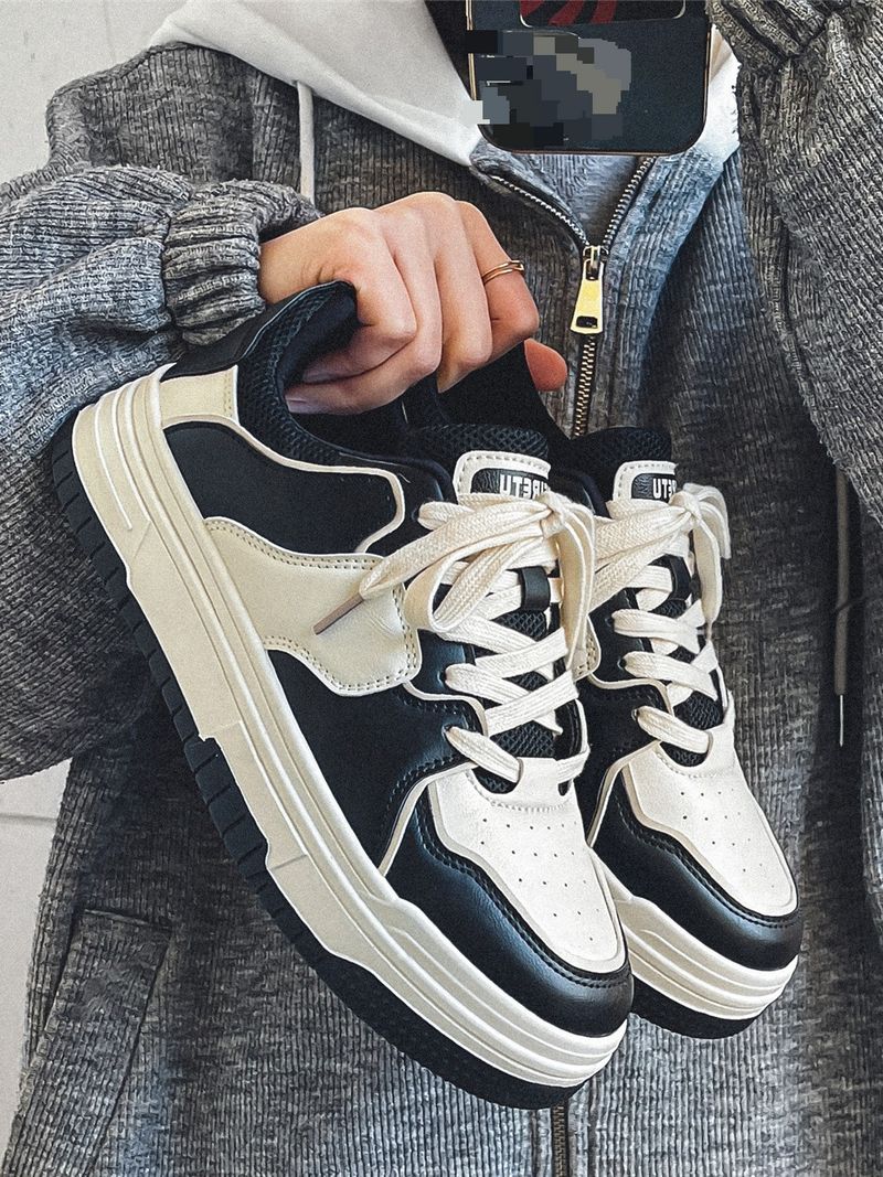 Scarpe da uomo Primavera Nuove scarpe da celebrità di Internet Scarpe da uomo All match Sneakers per studenti di nicchia Scarpe sportive con suola spessa da uomo_voghion.com