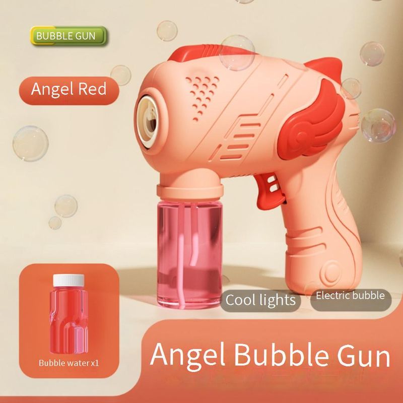 Pistol de bule Gatling - Pistol de bule electric complet automat cu soluție de bule pentru copii_voghion.com