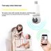 Q26 Bulb Security Camera - 360° Wireless WiFi Indoor Smart Monitor With Remote Phone Access_voghion.com
