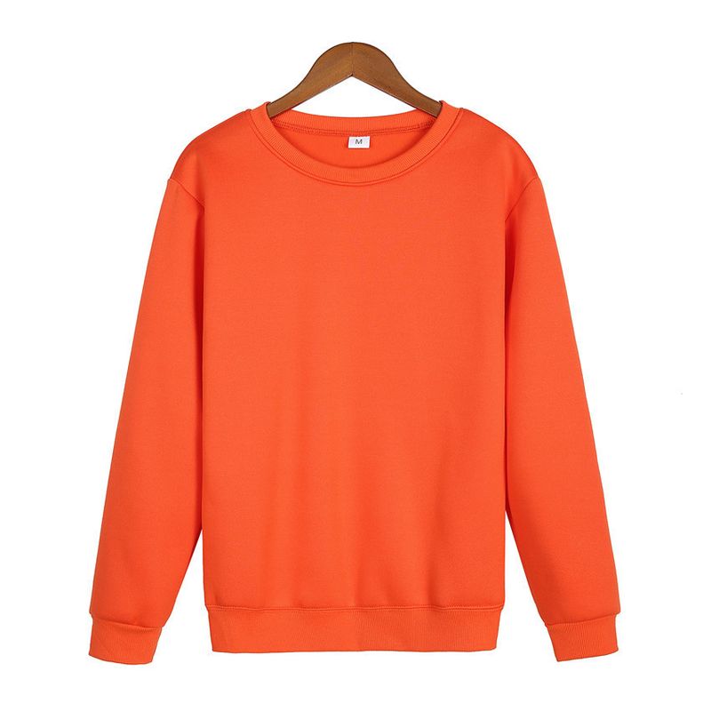 Produttore di abbigliamento maschile Felpa girocollo in pile tinta unita da uomo, giacca a maniche lunghe, felpa girocollo_voghion.com