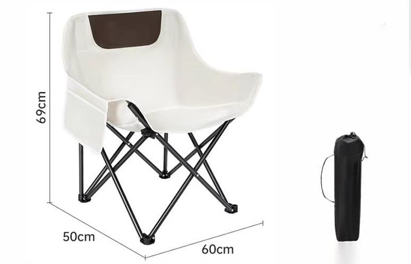 Outdoor Faltbare Tragbare Camping Angeln Hocker Leichte Park Mond Stall Reise Stuhl_voghion.com