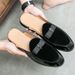 Breathable Men's Shoes British Plus Business Leather Fashion Slip-On Size Closed-Toe Slippers Half Style_voghion.com
