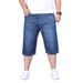 Men's Clothing Plus Size Summer Thin Fat Extra Large Denim Shorts Men Plus Size Elastic Loose 5 Points Pants Fat Guy Pants_voghion.com