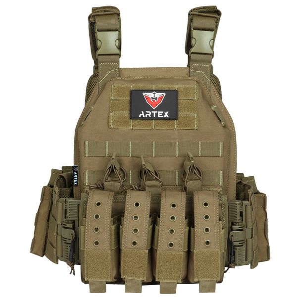 Quick-Release Tactical Vest – Multi-Purpose Camouflage Design For Airsoft, Training & Outdoor Survival_voghion.com