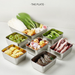 Stainless Steel Food Storage Container Small Square Kitchen Basin Luncheon Meat With Lid Freezing Divider Box Frozen_voghion.com