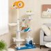 Multi-level Ocean-themed Cat Tree Tower With Sisal Covered Scratching Posts_voghion.com