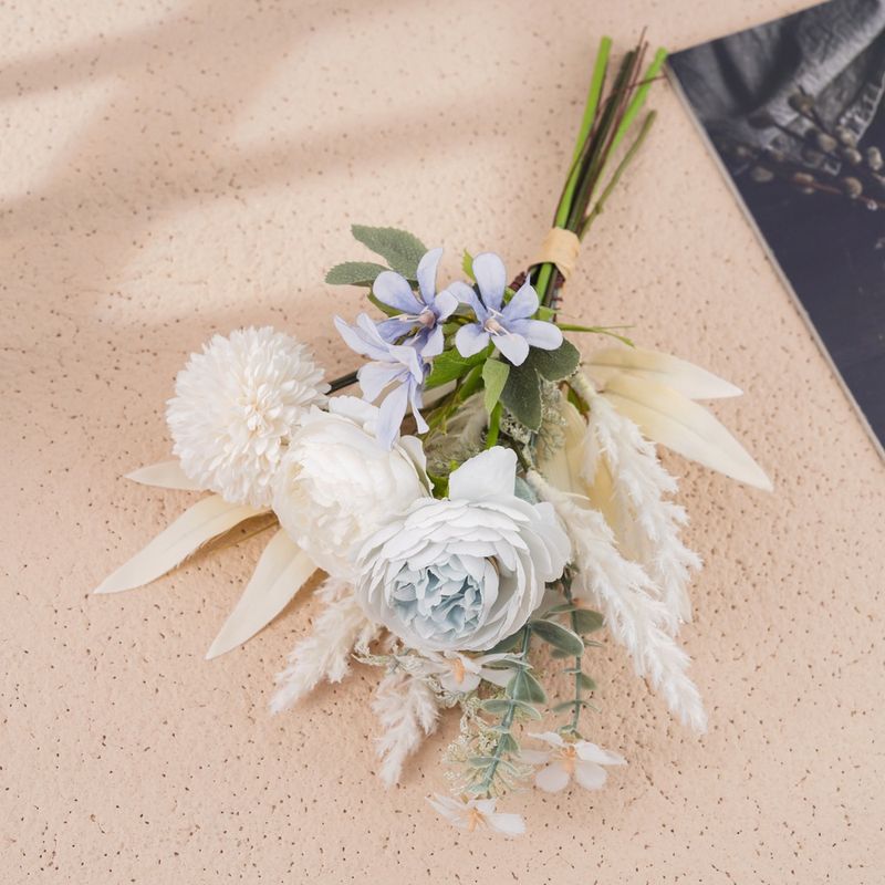 Rose dandelion tea rose handwritten artificial flower decoration flower wedding bouquet wall decoration CF01305_voghion.com
