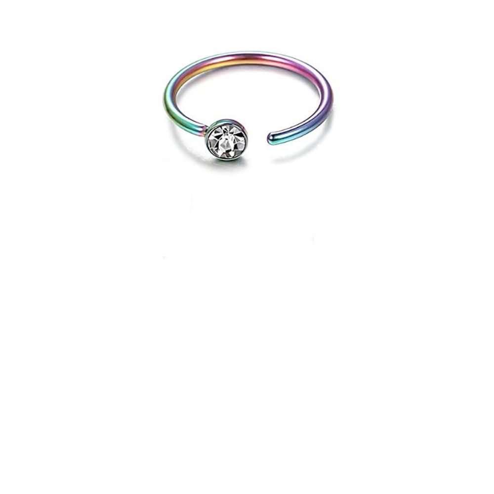 e-commerce Fonte Corpo Umano Puntura C- Forma Acciaio Inossidabile Rhie Dia Chiodo Falso Naso Anello Gioiello_voghion.com