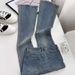 Summer New Fringe Jeans Women's Student High-waisted Elastic Slimming Bootcut Pants Vintage Thin Bell-bottom Pantsins_voghion.com
