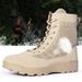 Outdoor Hiking Shoes, High-top Tactical Boots, Men's And Women's Desert Boots, Autumn And Winter Plush_voghion.com