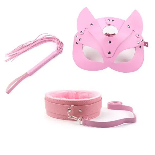 Autres articles de fête pour événements : fouet érotique pour cosplay, masque pour les yeux, queue de cheval en métal, demi-visage sexy, sextoys pour couples BDSM, scène_voghion.com