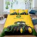 Truck Series Three Piece 3D Digital Printed Set, Bed Sheets And Bedding Replacement_voghion.com