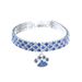 Pet Collar Diamond-Encrusted Mixed Color Supplies Paw Elastic Cat Dog Necklace Accessories Cross-Border E-commerce_voghion.com