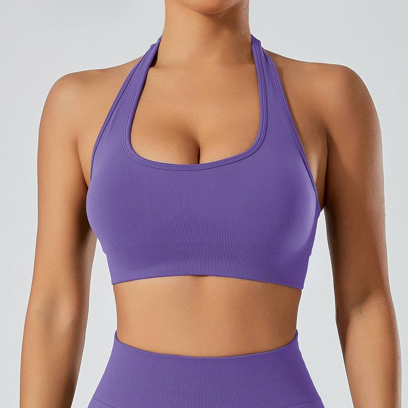 NOKO Elegant 2-pack de vară frumos spate U-neck sutien Halter pentru exterior uzură rezistentă la șocuri alergare fitness uzură sport lenjerie intimă yoga vestă_voghion.com