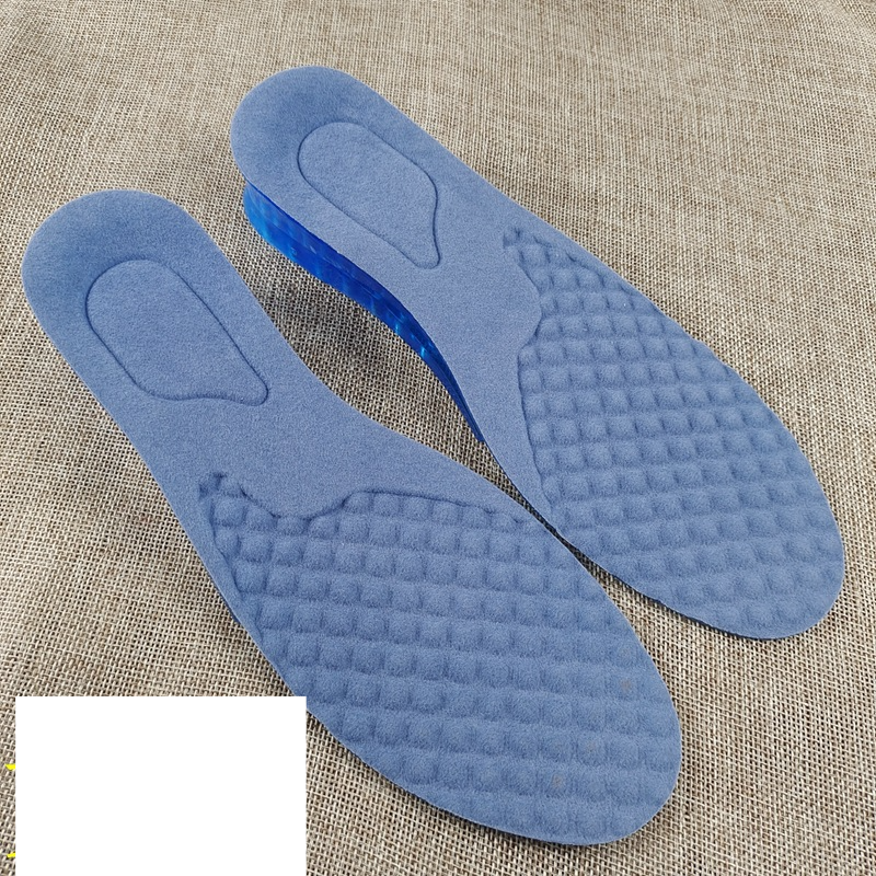 Two Layer Double Layer Silicone Inner Height Enhancing Insole Full Pad Full Palm Flannel Women's Honeycomb Height Enhancing Pad Adjustable Height_voghion.com