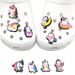 10 stuks cartoon schattige eenhoorn schoenen bloem decoratie gesp gepersonaliseerde DIY tuin schoen gesp accessoires_voghion.com