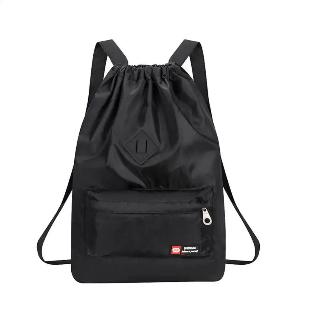 Student Backpack Womens Bag Waterproof School Large Capacity INS Fashionable Drawstring Travel 250408l_voghion.com