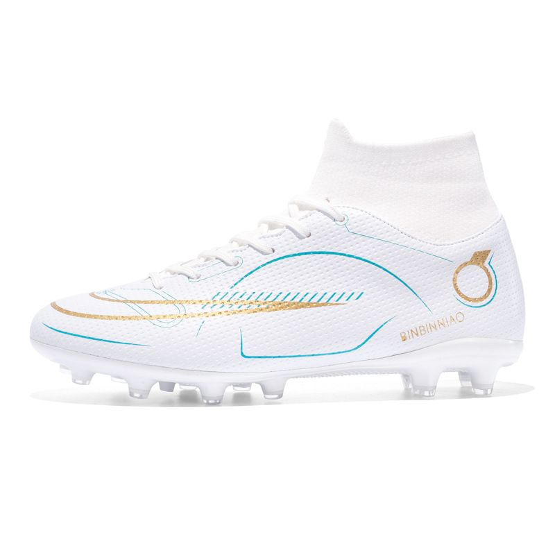 23 cross-border football shoes for male and female students broken nails TF adult long nails children's artificial grass low-top training shoes_voghion.com