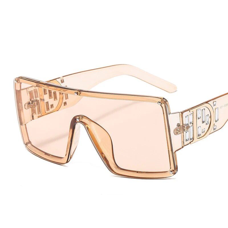 Lunettes de soleil carrées tendance pour hommes et femmes, verres dégradés, monture en D, marque de créateur, UV400_voghion.com