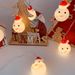 Santa & Snowman LED String Lights - 2M/3M Battery/USB Operated Decorative Lights With Warm White & Multicolor Options (10/20 LEDs, PVC, CE Certified)_voghion.com