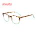 New Contrast Color Bean Curd Leopard Print Rice Nail Glasses Spring Foot Frame Reading Glasses_voghion.com