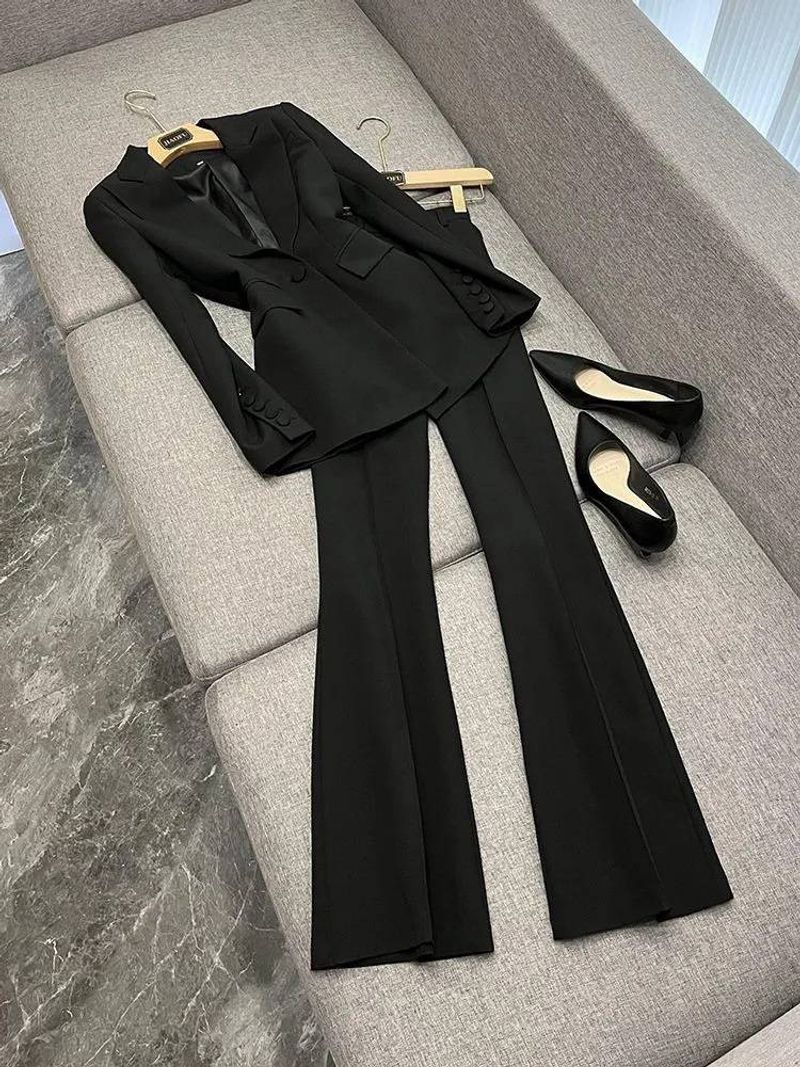 Costume pour femme, mode, tempérament, élégant, haut de gamme, loisirs, travail professionnel, costume de haute qualité_voghion.com