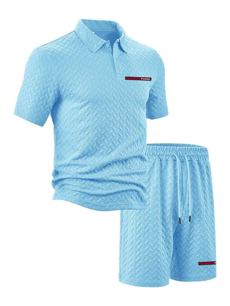 Vêtements pour hommes printemps et été, nouvelles chemises à revers pour hommes, couleur unie, décontractées, tricotées, mode urbaine, hauts pour hommes_voghion.com