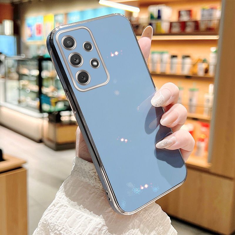 Überzug Fall Für Samsung Galaxy S22 S23 Ultra S21 S20 FE Plus A72 A71 A54 A51 A52 A53 5G Luxus weiche Silikon Bumper Cover Coque_voghion.com