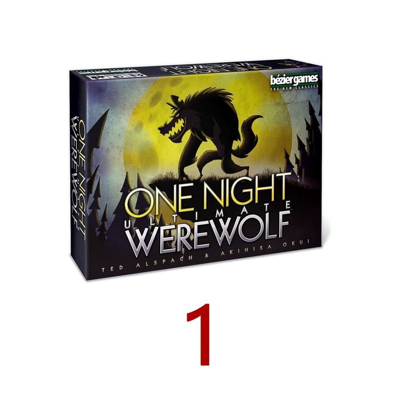 „One Night Ultimate Werewolf / Alien / Werewolf Daybreak / Werewolf Deluxe Edition“ angliškų kortų stalo žaidimas vakarėliui ir šeimos pramogoms_voghion.com