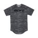Muscle Meeste Slim Fit lühikeste varrukatega T-särk Sport Fitness Meeste Camo T-särk Ümarkaelusega kõikehõlmav treening elastne_voghion.com