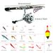 Telescopic Portable Long Casting Reel Gear Lure Rod Full Set Sea Fishing Soft Bait Hook Line_voghion.com