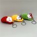 Porte-clés en forme de chat endormi, mignon, chaussons, peluche, pendentif de sac, porte-clés de voiture, simulation d'animal, petit cadeau_voghion.com