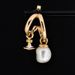 Empress Dowager New Saturn Double Ring Irregular Pearl Earrings Fashion Sweet Women's Jewelry Ear Clips_voghion.com