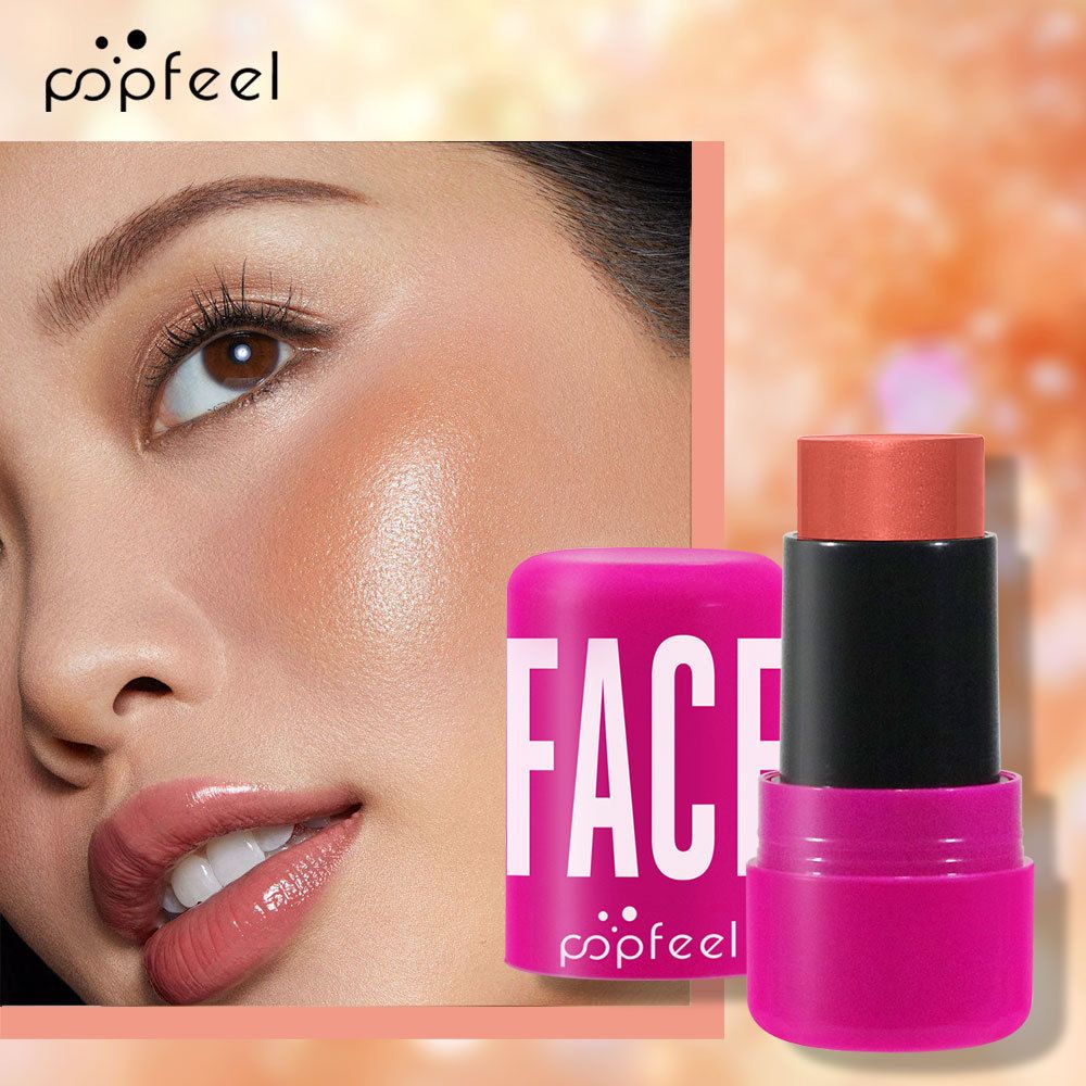 Bronzer & Highlighter Hit POPFEEL Multifunktions-Konturstift Aufhellender Schattenstift Natürlicher dreidimensionaler Highlighter-Rougestift_voghion.com