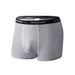 Men's Underwear Ice Silk Plus Solid Color Four Corner Large Size Breathable Four Corner Boxer Briefs_voghion.com