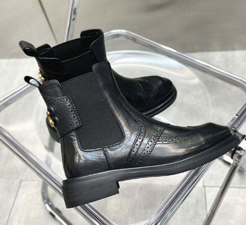 New patent leather flat vintage _voghion.com
