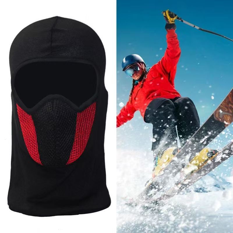 Drivedirect hoofddeksel zacht katoen winter warm fietsmuts heren dames sport sjaal voor buiten_voghion.com