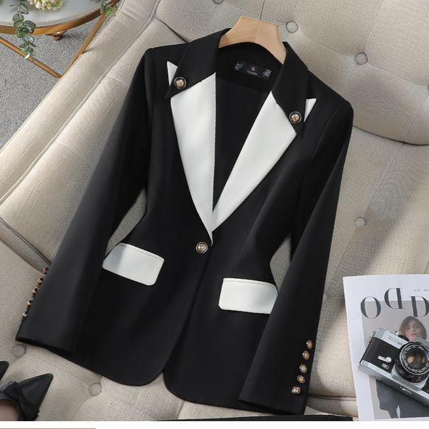 Damenbekleidung New Style Fashion Temperament Damen Langarm Professionelle Anzüge und Hosen Formelle Anzüge Professionelle Arbeitskleidung Herbst_voghion.com