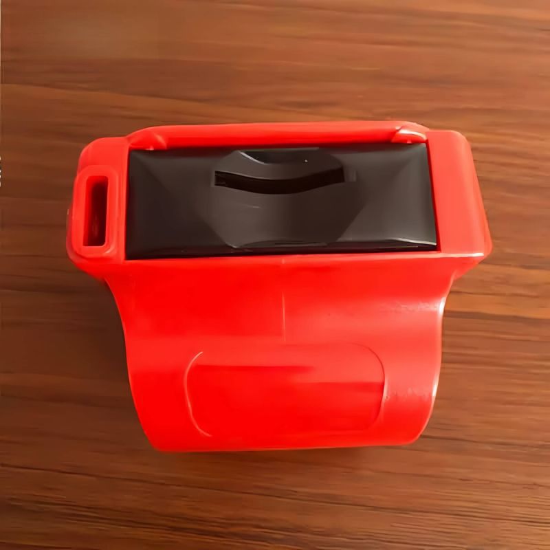 Münzbetriebenes Einkaufswagenschloss – Robuste Sicherheit für Einkaufswagen in leuchtend rotem Design (Modell: MJ-STL08)_voghion.com