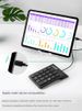 Clavier de caisse externe ultra-fin pour ordinateur portable, mini, numérique, Type-C/USB, pour comptabilité financière_voghion.com