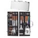 Edelstahl Aluminium Box Kombination Utensilien Outdoor Camping BBQ Werkzeuge 24-Stück Set_voghion.com