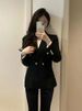 Gray Suit For Women, High-End Feel, 2025 Spring And Autumn New Casual Blazer, Student Formal Two-Piece Set_voghion.com