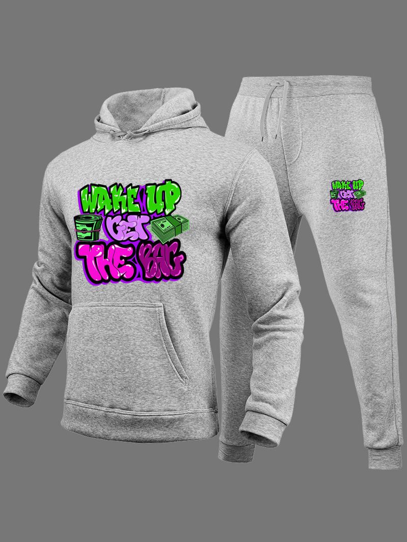 Herrenbekleidung Independent Station Frühling und Herbst Buchstabendruck Herren- und Damensport Kapuzenpullover Anzug Hersteller Großhandel_voghion.com