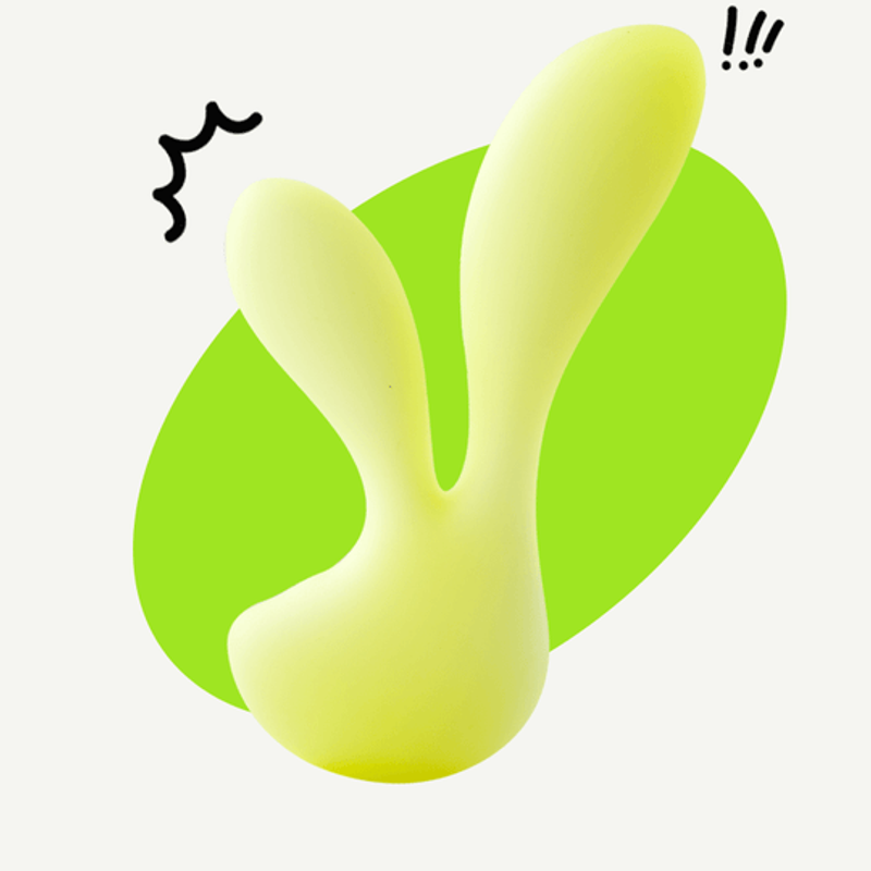 OROK Cute Little Rabbit Dual-head Vibrator Quiet, Discreet & Ergonomic Design_voghion.com