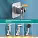 Duschhalterung ohne Bohren – Universelle ABS-Wandhalterung für Handbrause und Schlauch, modernes Design (Silber/Schwarz, Multipack-Optionen)_voghion.com