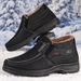 NUOVE scarpe invernali in pile caldo con suola morbida, scarpe casual antiscivolo in cotone per anziani_voghion.com